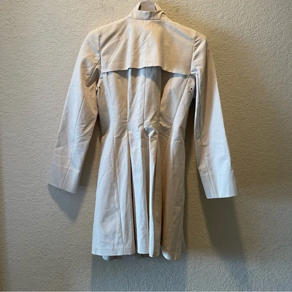 Giorgio Armani Cream Trench Coat - Picture 3 of 16